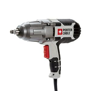 porter-cable impact wrench, 7.5-amp, 450 lbs. of torque, 1/2 inch, corded (pce211)