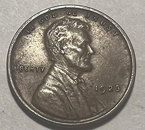 1923 P Lincoln Wheat Penny Cent AU Condition Almmost Uncirculated