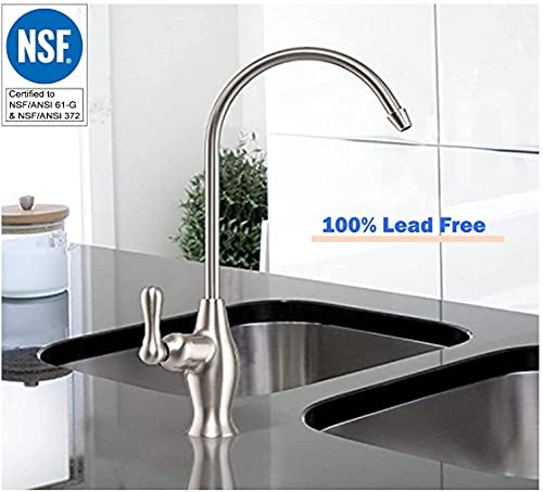 Reverse Osmosis RO Water Filter Non Air Gap Faucet | Brushed Nickel