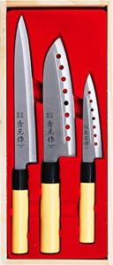 sumikama co., ltd. hidemoto’s work japanese knife 3-piece set sp003【import from japan】