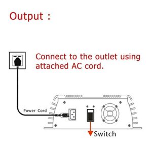 Y&H 1000W Grid Tie Inverter Stackable MPPT Pure Sine Wave DC30-45V Solar Input AC90-140V Output for 24V 30V 36V PV Panel