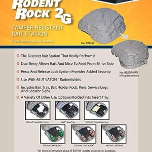 J T Eaton JT Eaton 928GR Rodent Rock 2G Bait Station, (4-Pack)