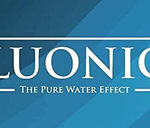 BLUONICS 4.5" x 10" Sediment Replacement Water Filters Package of 2 (5 Micron) Standard Size Whole House Cartridges for Rust, Iron, Sand, Dirt, Sediment and Undissolved Particles