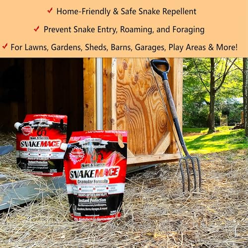 Nature's MACE Snake Repellent 25lb / Covers 13,200 Sq. Ft. / Keep Snakes Out of Your Garden, Yard, Home, attic and More/Snake Repellent/Safe to use Around Home, Children, & Plants