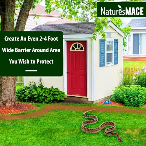 Nature's MACE Snake Repellent 25lb / Covers 13,200 Sq. Ft. / Keep Snakes Out of Your Garden, Yard, Home, attic and More/Snake Repellent/Safe to use Around Home, Children, & Plants