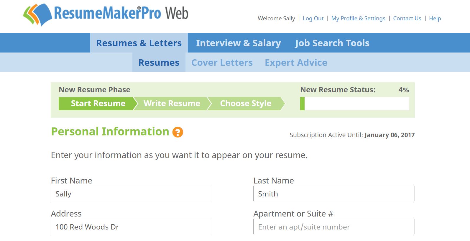ResumeMaker Professional Web – Annual Subscription [Online Code]