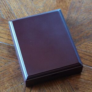 Display box for one NGC/PCGS/Premier/Lil Bear Elite Coin Slab Mahogany Matte Finish ...