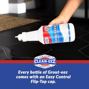 Clean-eez Grout-eez Super Heavy-Duty Grout Cleaner - Powerful Tile and Floor Stain Remover for Bathroom, Kitchen, and More - 32 oz.