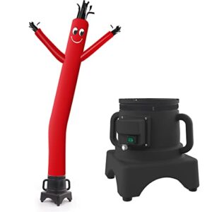 mounto 8ft fly puppet dancer with 1/3hp blower complete set (red)