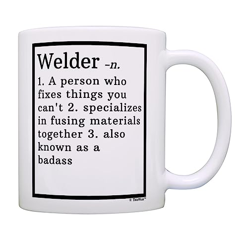 ThisWear Welder Gifts Welder Definition Gifts for Welders Gift 11oz Ceramic Coffee Mug