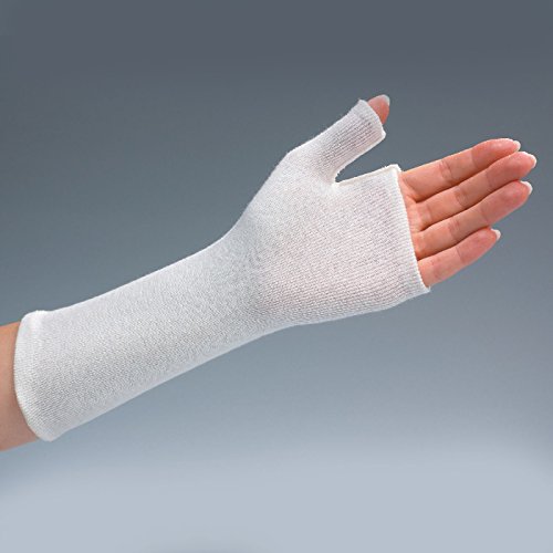 Rolyan Thumb Spica Stockinette, Stockinette Tubing, Cotton Stockinette for Pre-Wrap Use, Cotton Wrist Sleeve for Skin Protection Under Splints, Splint Fabrication Liner, Pack of 10, Size Small