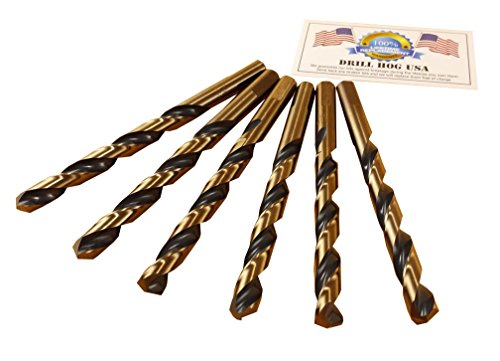 Drill Hog USA 3/8" Drill Bit HI-Molybdenum M7 6 Pack