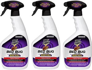 hot shot bed bug killer with egg kill treatment, 32 ounces (pack of 3)