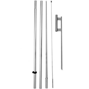 4less 15 ft windless swooper flag pole kit (pole + spike) hybrid hq15 (1)