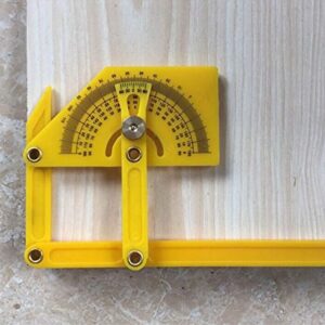 Honbay 1pc Plastic Protractor Angle Finder Measure Arm Ruler Gauge Tool