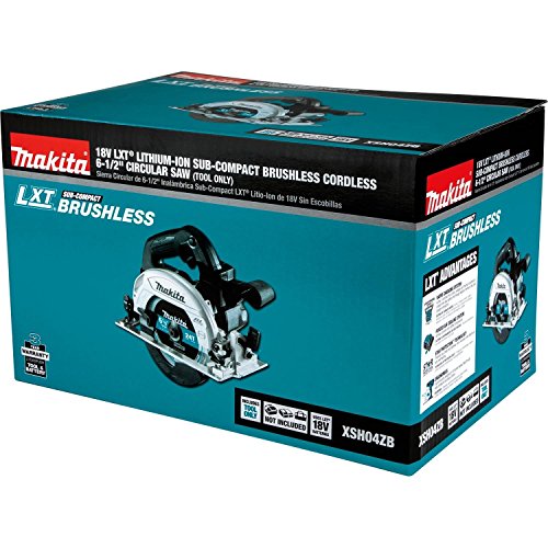 Makita XSH04ZB 18V LXT® Lithium-Ion Sub-Compact Brushless Cordless 6-1/2” Circular Saw, Tool Only