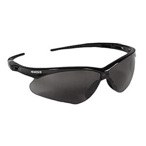 kleenguard v30 22475 nemesis safety glasses 3020121 (3 pair) (black frame with smoke anti-fog lens)