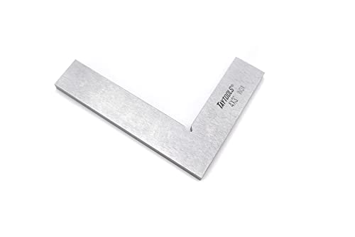 Taytools 7464237 Machinist Engineer Solid Stainless Steel Square 4” x 3” x .220” Thick DIN 875/0 (Square w/in - 0.0003”) Stainless Steel