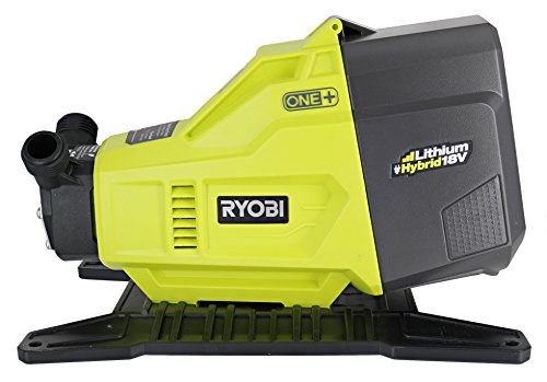 Ryobi P750 One+ 18V Hybrid Lithium Ion Battery or 120V AC Powered Portable Potable Water Transfer Pump (Battery Not Included, Tool Only)