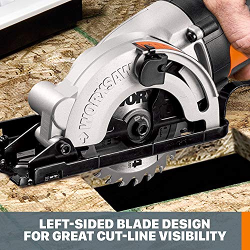 Worx WX523L 20V Power Share WORXSAW 3-3/8" Cordless Compact Circular Saw