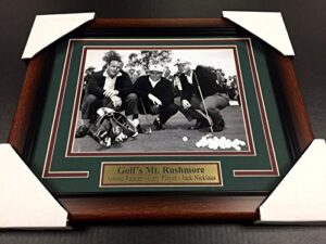 golf's mt rushmore arnold palmer jack nicklaus gary player 8x10#1 photo framed