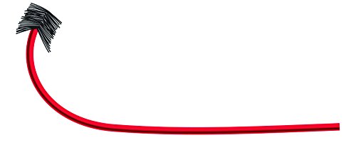 Rectorseal 83406 Transparent 18″ Flexible Rod. EZ Trap, RED