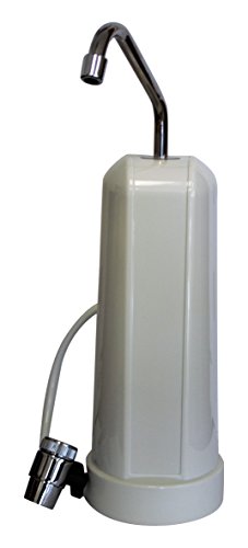 F5 30,000-Gallon Countertop Water Filter, White Finish