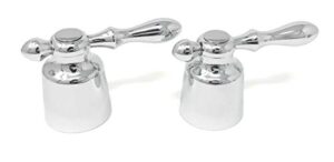 mi madol imports, llc madol universal faucet handle pair cold and hot water adapts and fits on all lever [2257] replacement handle stems for shower and/or bath mixers ada compliant