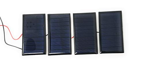 4X 5V 60mA 68x37mm Micro Mini Power Solar Cells for Solar Panels - DIY Projects - Toys - 3.6V Battery Charger (4 pcs)