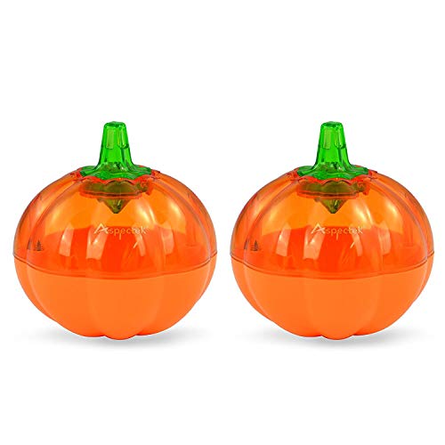 ASPECTEK Fruit Fly Trap Pumpkin Shape, Pack of 2, Orange