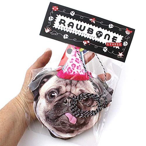 Pugs Garland, dog birthday party decoration banner, Made in USA, Best Quality