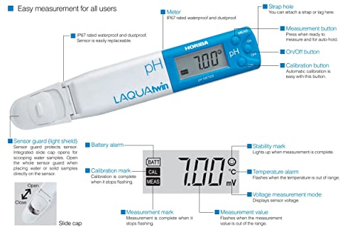 HORIBA LAQUAtwin EC-33 Compact Conductivity/TDS Meter Range 0-199.9 mS/cm