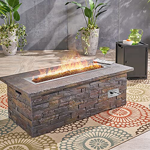 Stanbroil 30 x 6 inch Linear Drop-in Fire Pit Pan with Spark Ignition Kit Natural Gas Version, Rated for up to 54,000 BTU’s