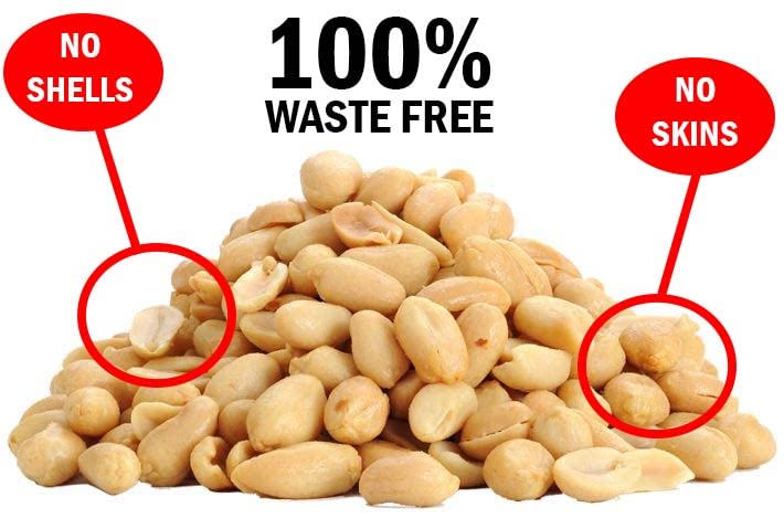 Backyard Seeds Shelled Peanut Pickouts for Woodpeckers, Birds, Squirrels, Wildlife (10 Pounds)