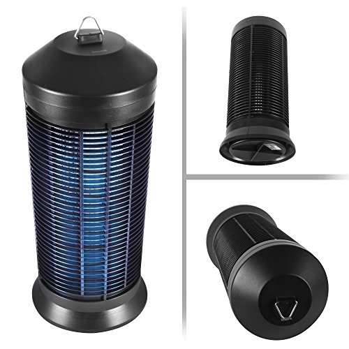 SereneLife Electric Bug Zapper - Fly & Mosquito Killer, Insect Eliminator or Flying Bug Trap Electronic Lamp Plug in with UV Light for Home, Indoor and Outdoor Use - (PSLBZ42)