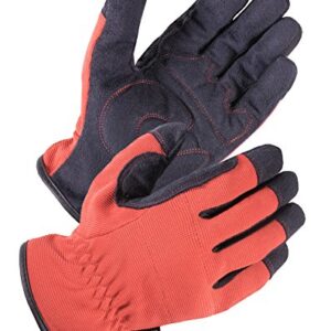 SKYDEER 3-Pairs Pack Durable Leather Work Gloves for Gardening and General Work (SD8810/L)