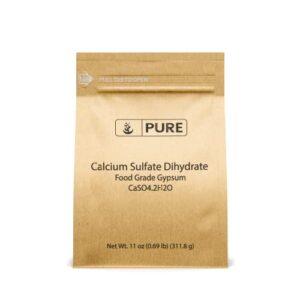 pure original ingredients calcium sulfate (11 oz) baking, water treatment & gardening