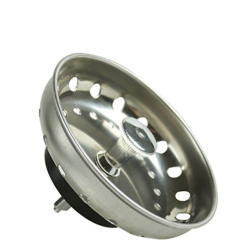 US Type Stainless Steel Replacement Fixed Post Sink Strainer Basket