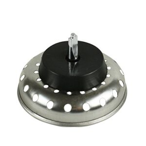 US Type Stainless Steel Replacement Fixed Post Sink Strainer Basket