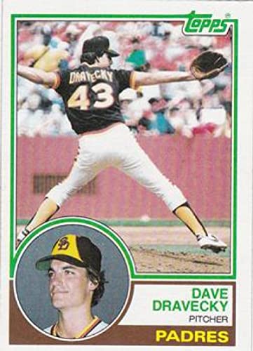 Baseball MLB 1983 Topps #384 Dave Dravecky RC Padres