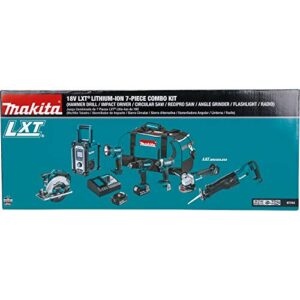 Makita XT704 18V LXT Lithium-Ion Cordless 7-PC. Combo Kit (3.0Ah)