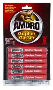 amdro gopher gasser contains 6 gassers 0.75oz (2)