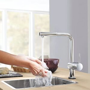 GROHE 30300000 Minta Pull-Out Kitchen Faucet Chrome