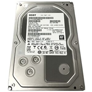 HGST Ultrastar 3TB 64MB Cache 7200RPM SATA III 6.0Gb/s 3.5in (Heaty-Duty, 24/7) Internal Hard Drive for CCTV DVR, NAS, PC/MAC (Renewed)