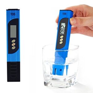 TDS Water Quality Tester,AMZSTAR Portable High Accuracy Handheld TDS Water Quality Digital Tester Meter with 0-9990 ppm Measurement Range,TDS Digital Measurement(Measured Water)