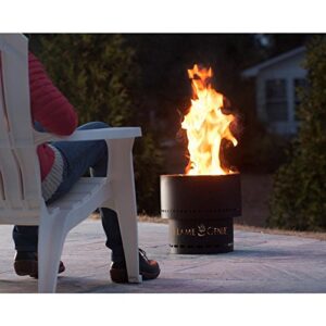 Flame Genie FG-19 Portable Smoke-Free Inferno Wood Pellet Fire Pit, USA Made, 19" Diameter, Black