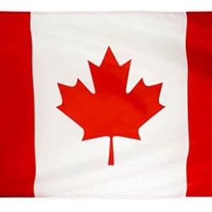 DANF Canada Flag 3x5 Ft Thick Polyester, Fade Resistant, Brass Grommets, Canvas Header,Double Sided Canadian National Flags 3 x 5 Feet