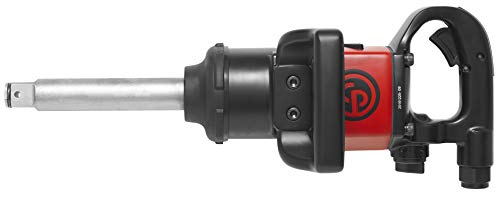 Chicago Pneumatic CP7783-6 Air Impact Wrench (1 Inch), 6 Inch Ext. Anvil, Air Gun Industrial Repair & Assembly Tool, D-Handle, Pinless Rocking Dog, Max Torque Output 1770 ft. lbf/2400 Nm, 2400 RPM