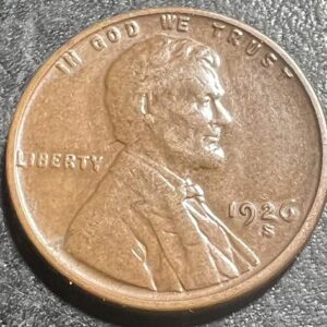 1926 S Lincoln Wheat Penny Cent Condition Fine