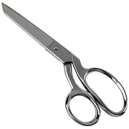 Klein Tools G208 Scissors, Bent Trimmer with Offset Handles for Cutting on Flat Surface Make Great Sewing Scissors, 8-1/4-Inch